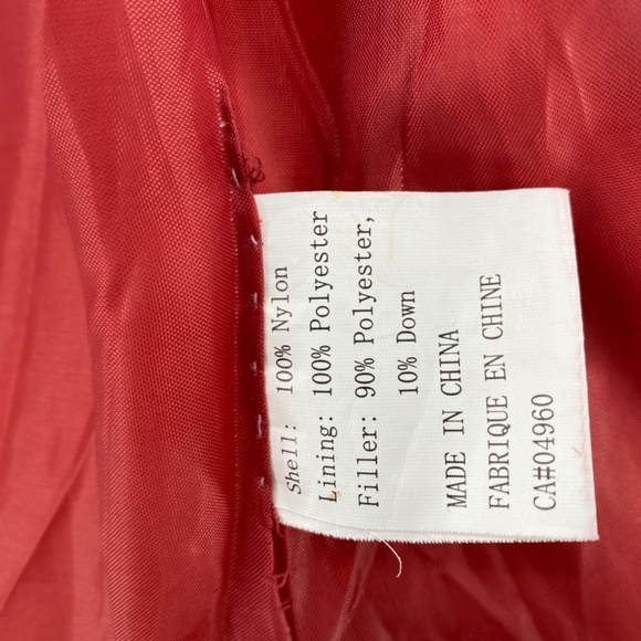 Foselam Winter Jacket Womens Size Medium Without Removable Hood Salmon Colour - Picture 11 of 12